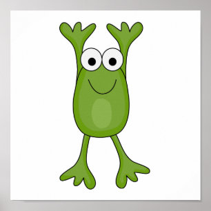 Affiche grenouille