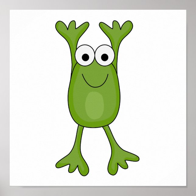 Affiche grenouille (Devant)