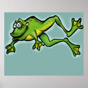 Affiche Grenouille