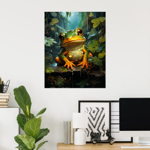 Affiche Grenouille