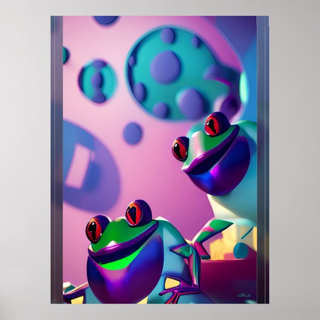 Affiche Grenouille à Imaginaire de Ken Gage (Devant)