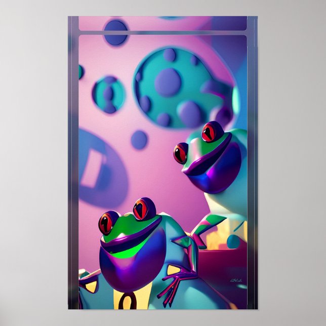 Affiche Grenouille à Imaginaire de Ken Gage (Devant)