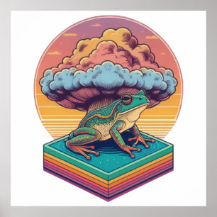Affiche Grenouille atomique