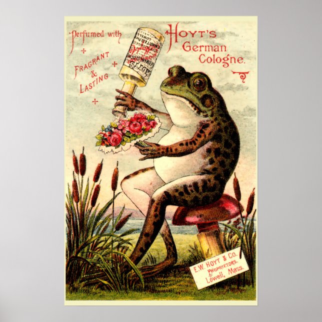 Affiche Grenouille de l'époque victorienne sur Toadstool P (Devant)