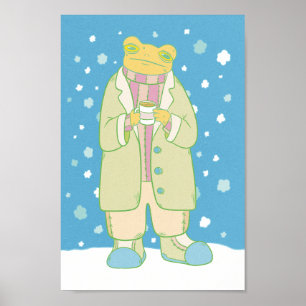 Affiche Grenouille de Noël