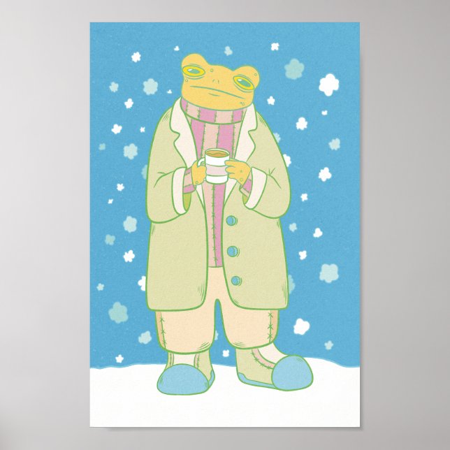 Affiche Grenouille de Noël (Devant)