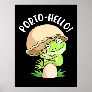 Affiche Grenouille Et Champignons