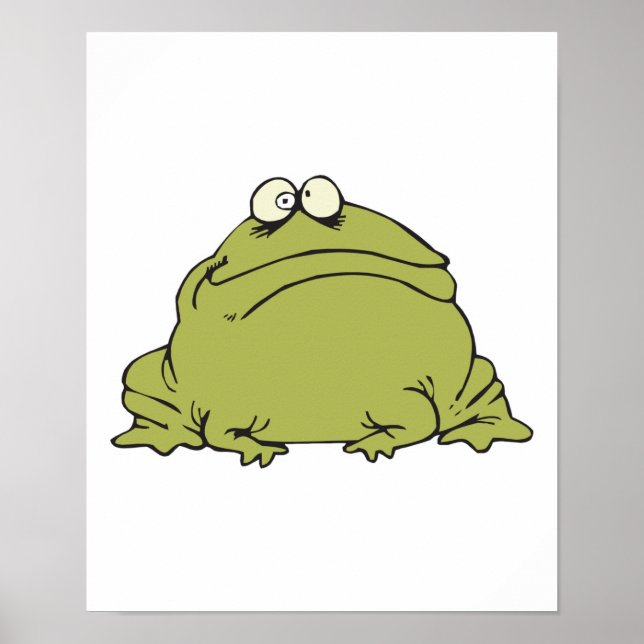 Affiche grenouille grasse (Devant)