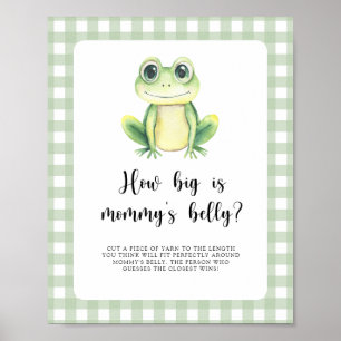 Affiche Grenouille mignonne - quelle est la taille du vent