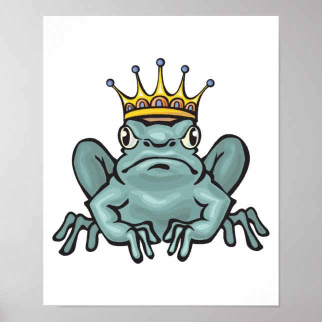 Affiche grenouille princière (Devant)