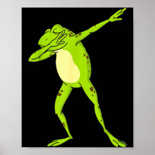Affiche Grenouille qui fait dab pour enfants-garçons &
