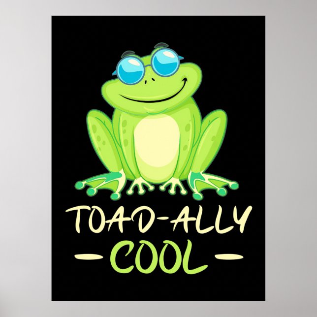 Affiche Grenouille Toadal Cool (Devant)