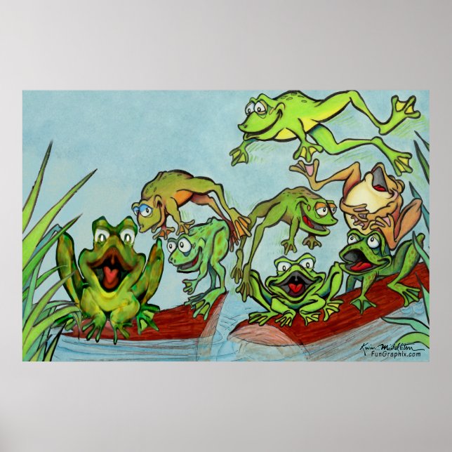 Affiche Grenouilles (Devant)
