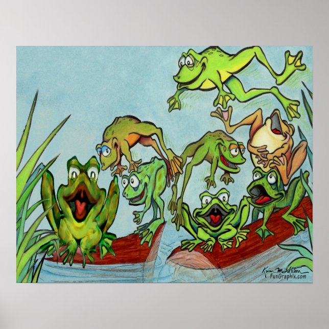 Affiche Grenouilles (Devant)