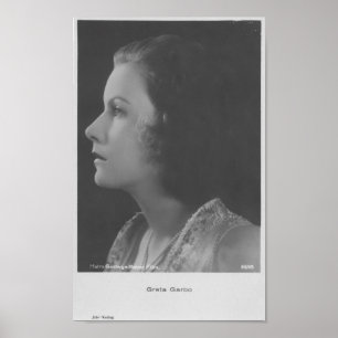 Affiche Greta Garbo - Image vintage