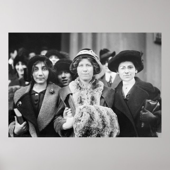 Affiche Grève du suffrage, années 1910 (Devant)