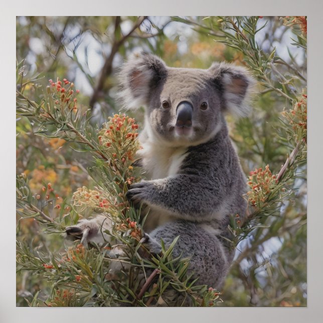 Affiche Grevillea Koala Bear, (Devant)