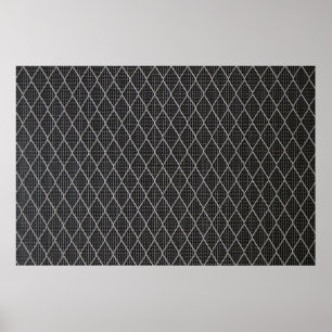 Affiche Grey metal wire fence