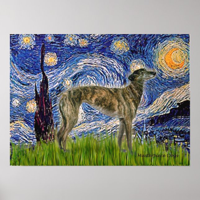 Affiche Greyhound (br2) - Nuit étoilée (Devant)