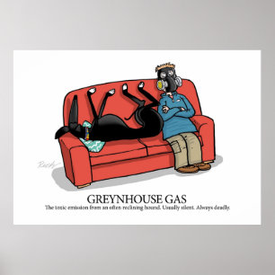 Affiche Greyhound Glossary Greynhouse Gas