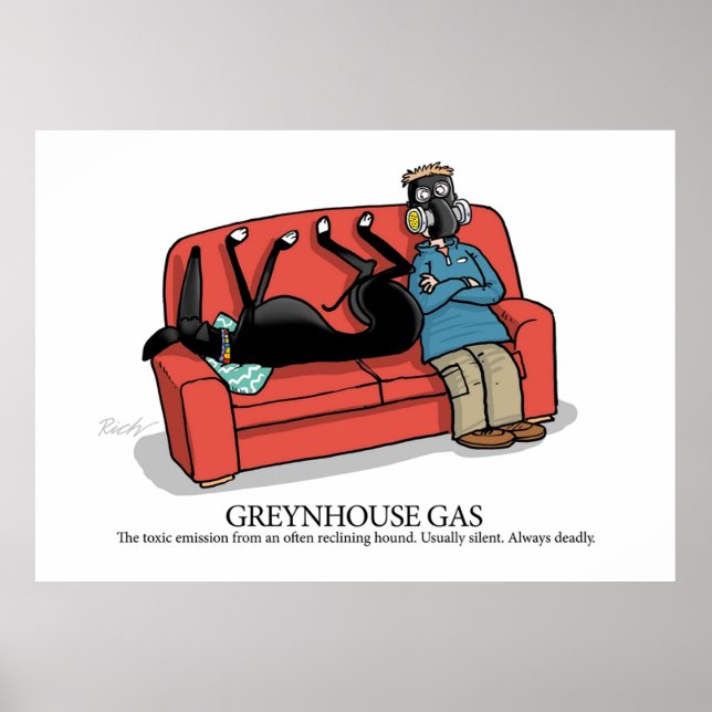 Affiche Greyhound Glossary Greynhouse Gas (Devant)