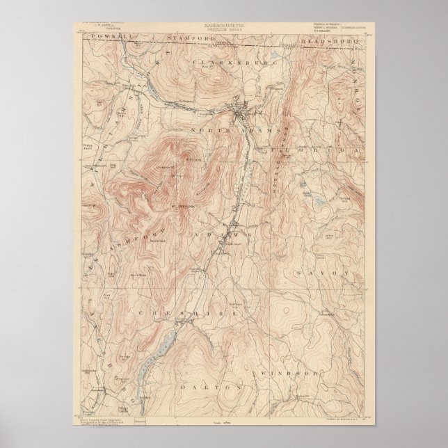 Affiche Greylock, Massachusetts (Devant)