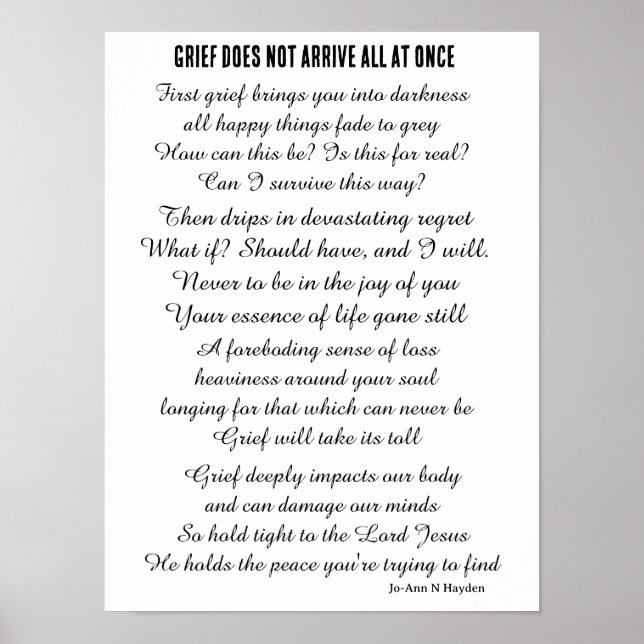 AFFICHE GRIEF (Devant)