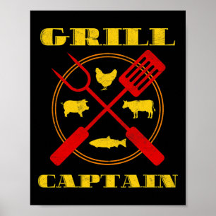 Affiche Grill Captain Grill