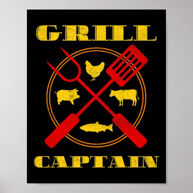 Affiche Grill Captain Grill (Devant)