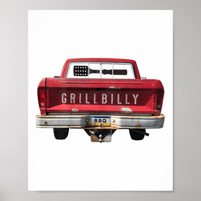 Affiche Grillbilly Funny Bbq (image sur le dos)_1 (Devant)