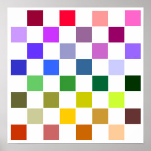 Affiche grille d'ÉTIQUETTE des échecs 3D (1-1/4" magnets