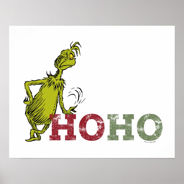 Affiche Grille | Ho Ho Ho (Devant)