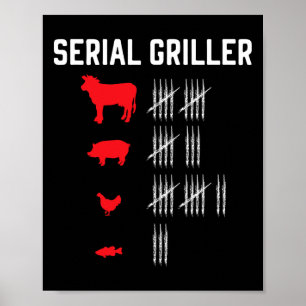 Affiche Griller série Griller Grillmaster Rbecue Bbq