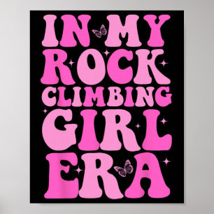 Affiche Grimpeur Dans Mon Ère De Fille Grimpeuse De Montag