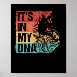 Affiche grimpeur de rocher escaladeur de Boulder