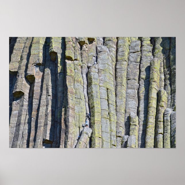Affiche Grimpeurs de Devils Tower (Devant)