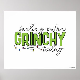 Affiche Grinch Je me sens particulièrement grincheux auj