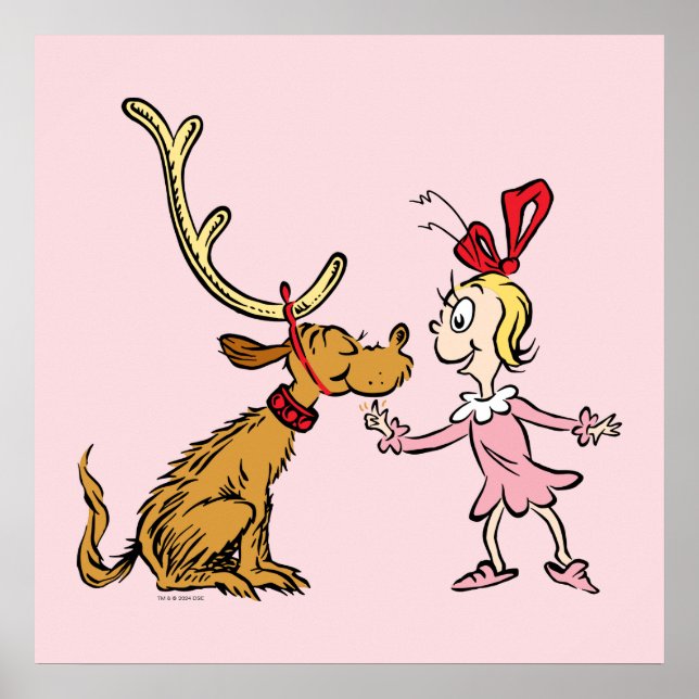 Affiche Grinch | Max et Cindy Lou Who (Devant)