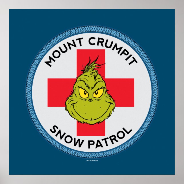 Affiche Grinch | Patrouille de neige du mont Crumpit (Devant)