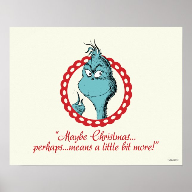 Affiche Grinch | Peut-être Noël… (Devant)