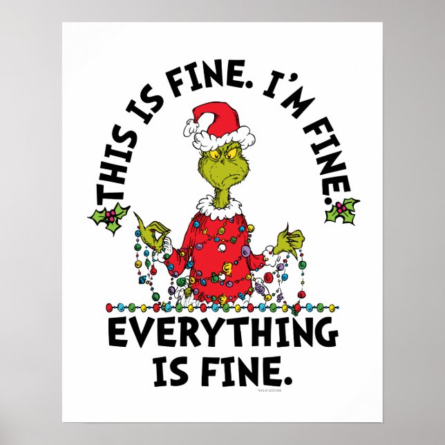 Affiche Grinch | Tout va bien (Devant)