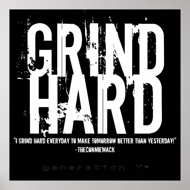 Affiche GRIND HARD (Devant)
