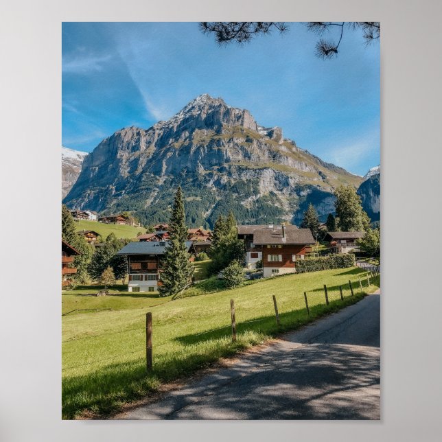 Affiche Grindelwald, Jungfrau Region Suisse Imprimer (Devant)