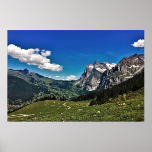 Affiche Grindelwald Suisse