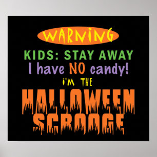 AFFICHE GRIPPE-SOU DE HALLOWEEN