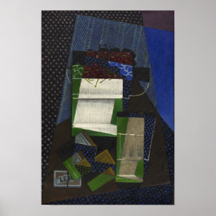 Affiche Gris - Cerises