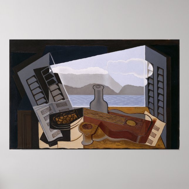 Affiche Gris - La Fenêtre Ouverte (Devant)