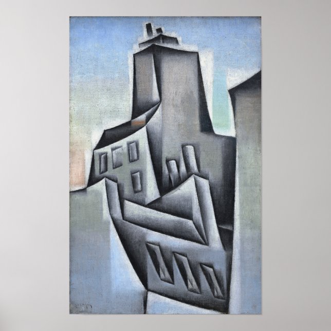 Affiche Gris - Maisons À Paris 1911 (Devant)