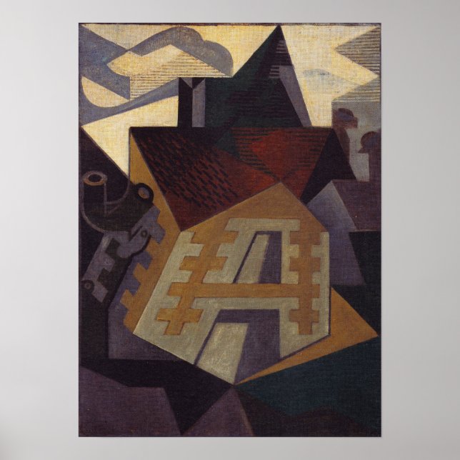 Affiche Gris - Paysage À Beaulieu (Devant)