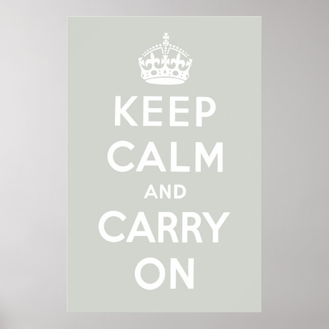 Affiche Gris platine (Devant)